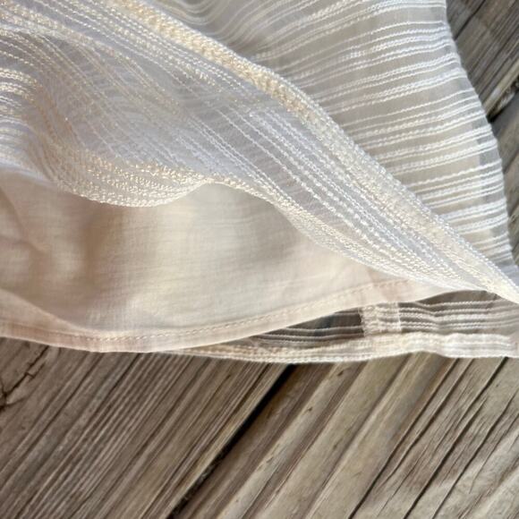 Anthropologie Sunday In Brooklyn Sheer Bow-Back Blouse Size XS. NEW - Picture 9 of 16